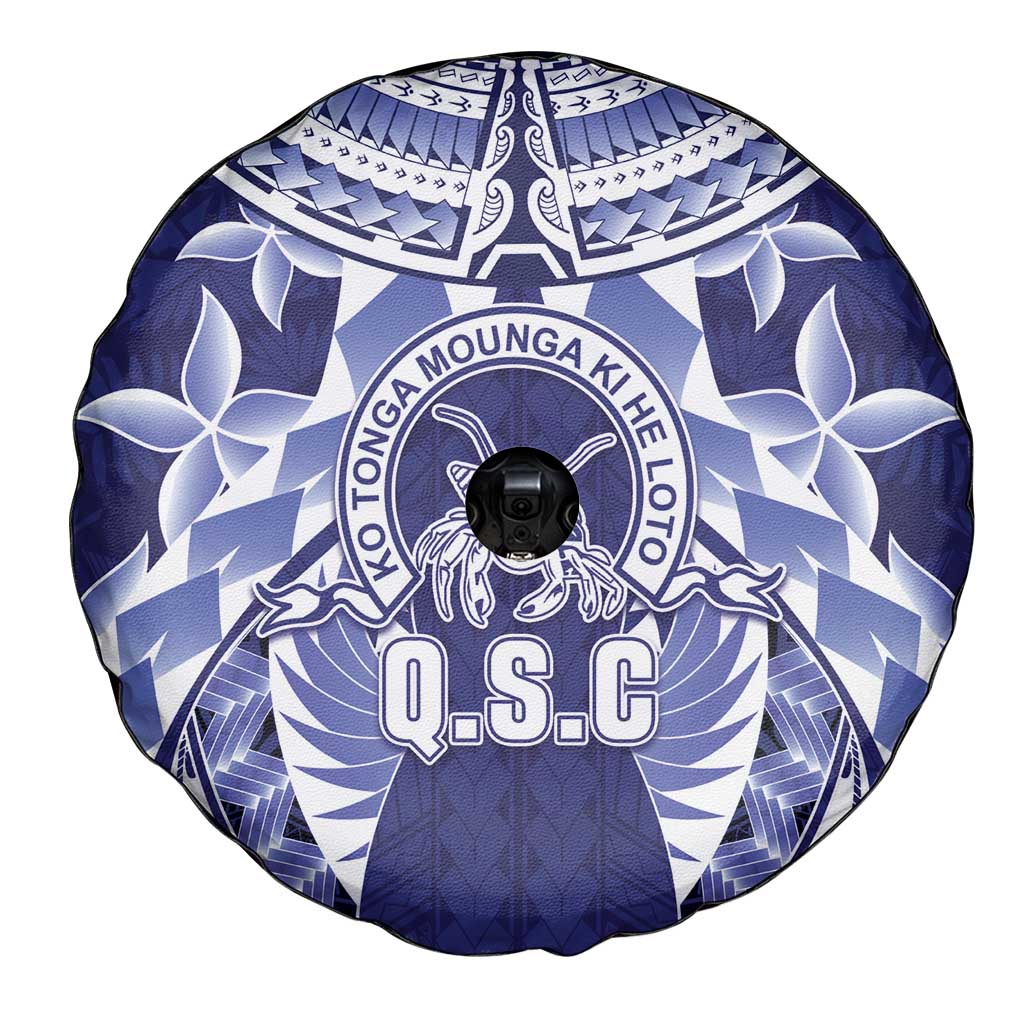 Tonga Queen Salote College Spare Tire Cover Centenary Navy Version