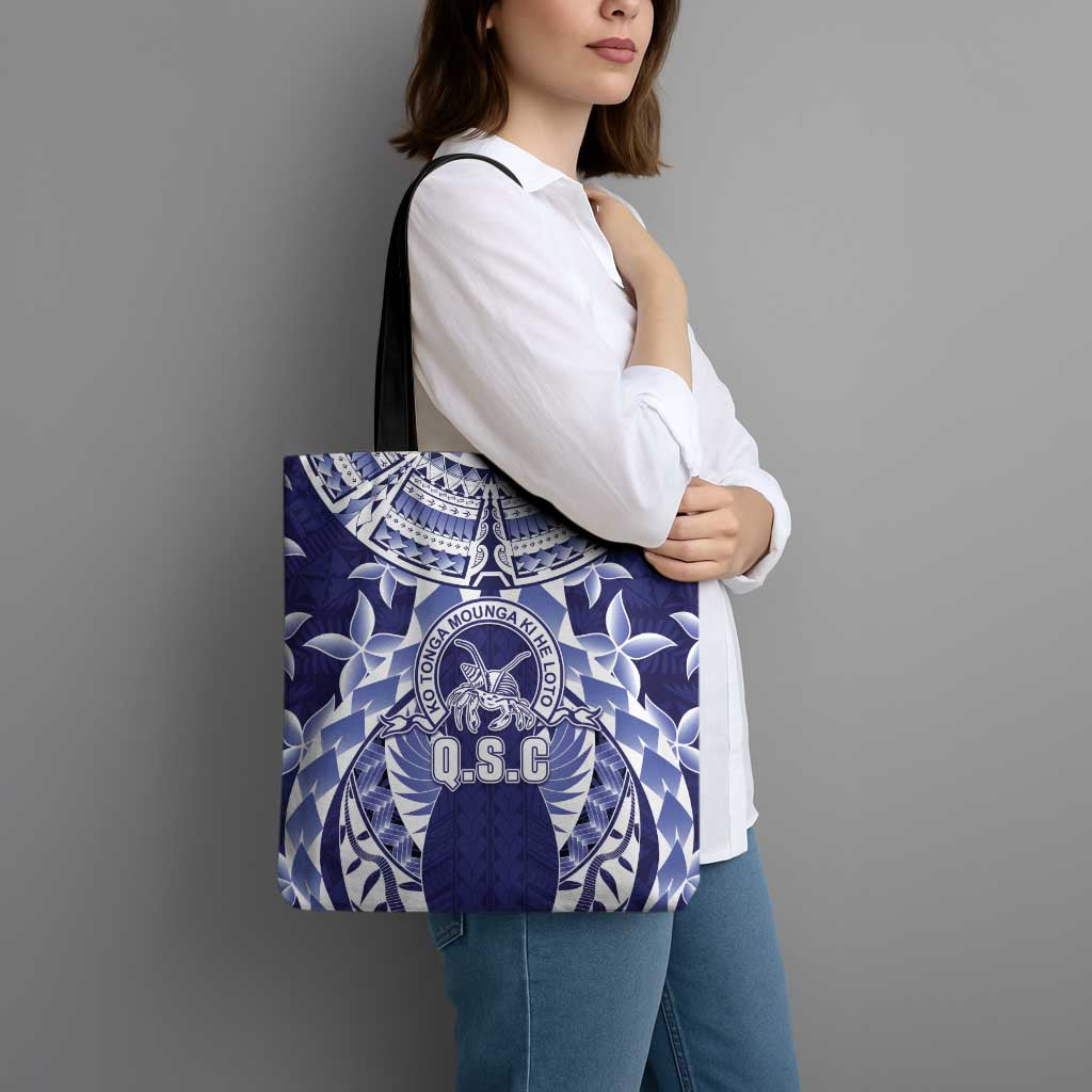 Tonga Queen Salote College Tote Bag Centenary Navy Version