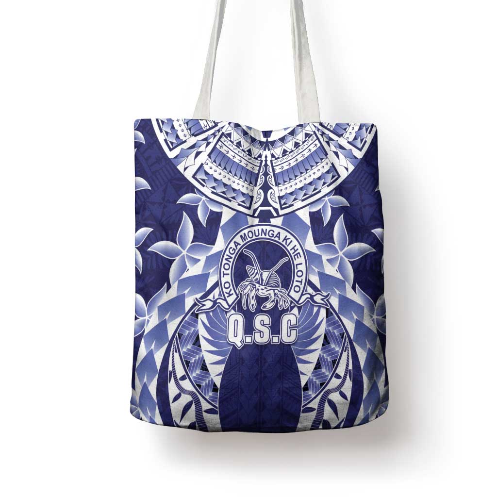 Tonga Queen Salote College Tote Bag Centenary Navy Version