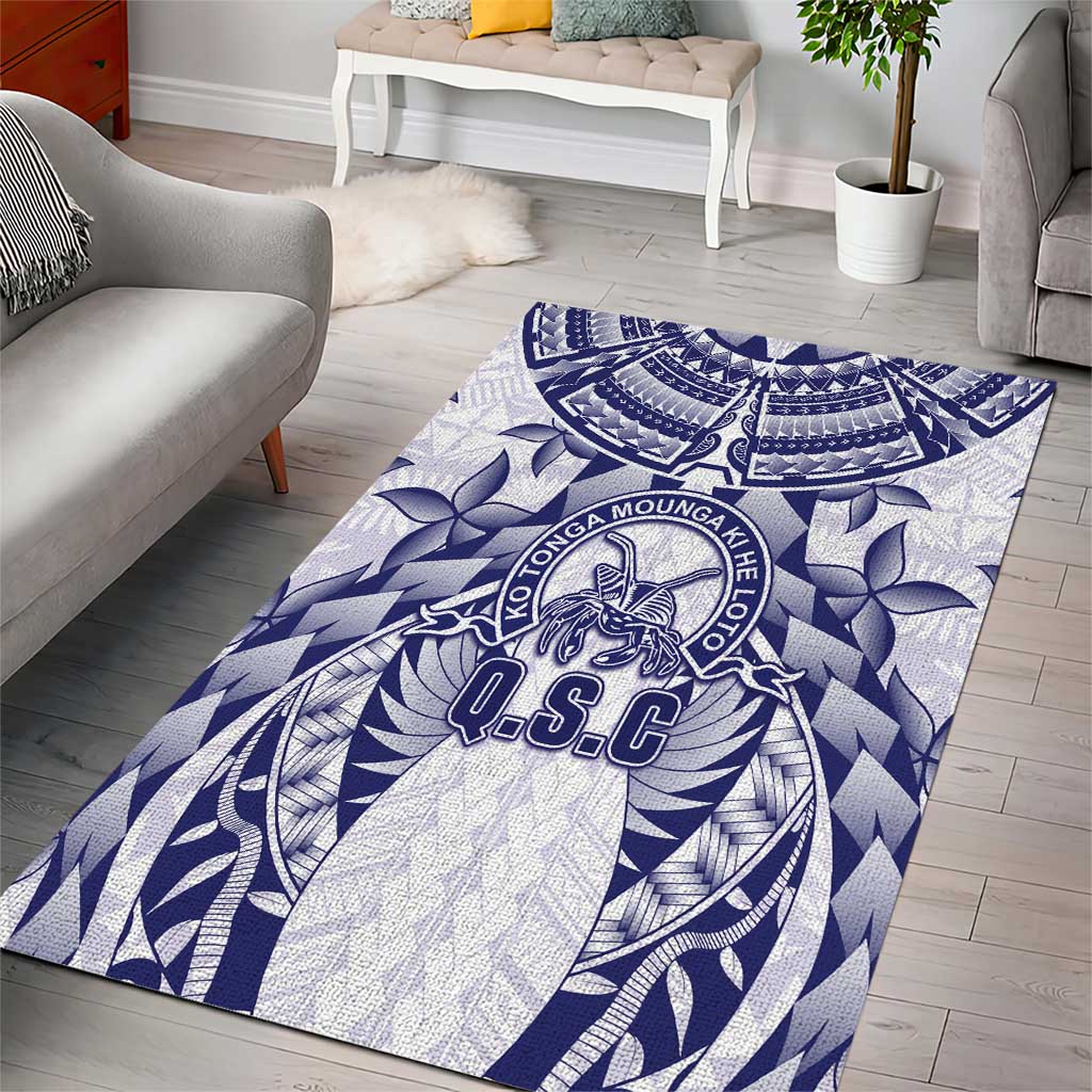 Tonga Queen Salote College Area Rug Centenary White Version