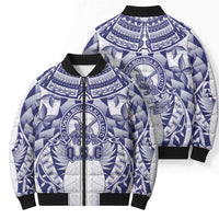 Personalised Tonga Queen Salote College Bomber Puffer Jacket Centenary White Version
