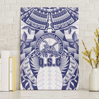 Tonga Queen Salote College Canvas Wall Art Centenary White Version