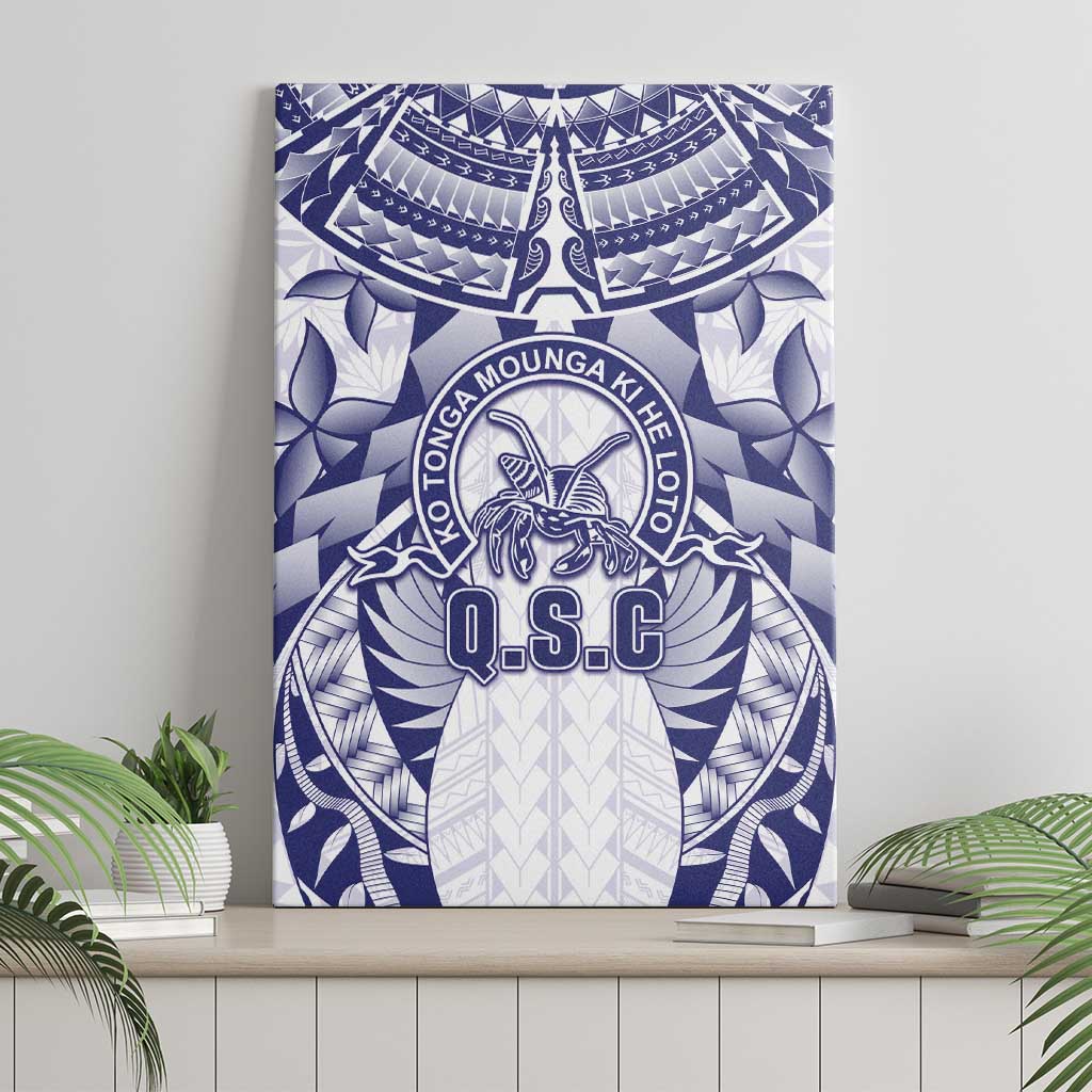 Tonga Queen Salote College Canvas Wall Art Centenary White Version