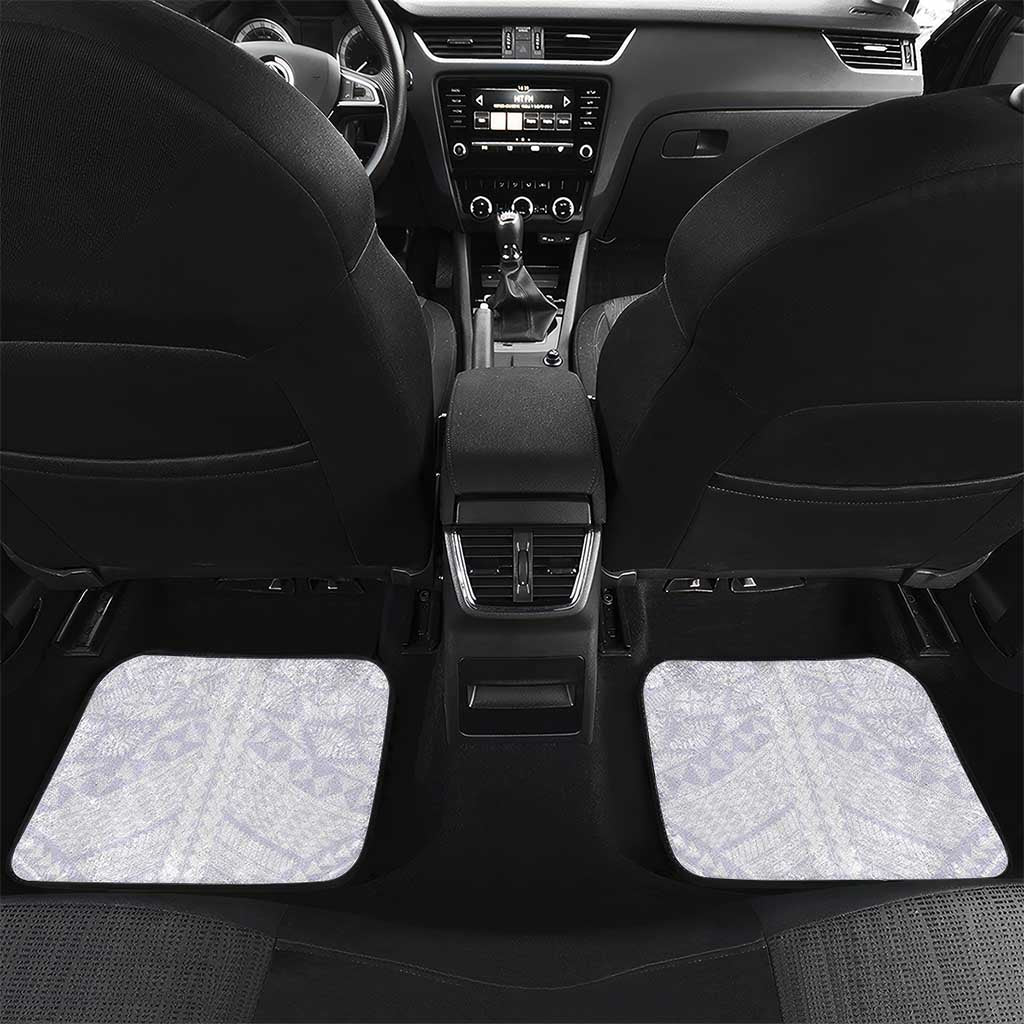 Personalised Tonga Queen Salote College Car Mats Centenary White Version