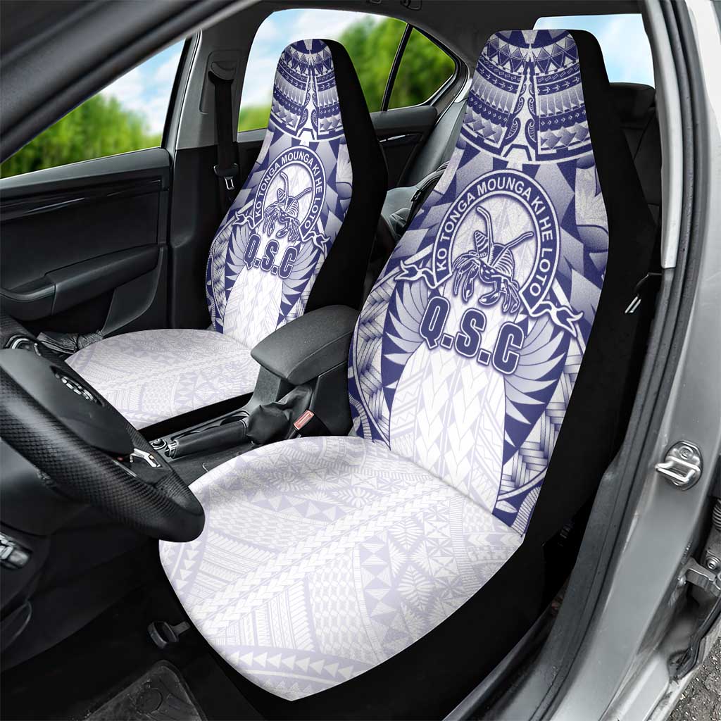 Tonga Queen Salote College Car Seat Cover Centenary White Version