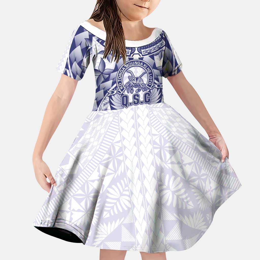 Personalised Tonga Queen Salote College Family Matching Summer Maxi Dress and Hawaiian Shirt Centenary White Version
