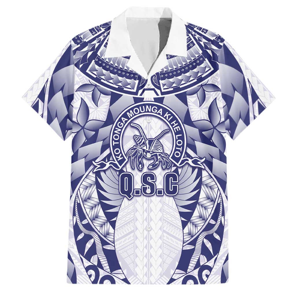 Personalised Tonga Queen Salote College Family Matching Tank Maxi Dress and Hawaiian Shirt Centenary White Version