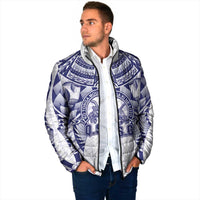 Personalised Tonga Queen Salote College Padded Jacket Centenary White Version