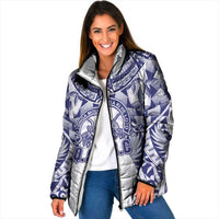 Personalised Tonga Queen Salote College Padded Jacket Centenary White Version