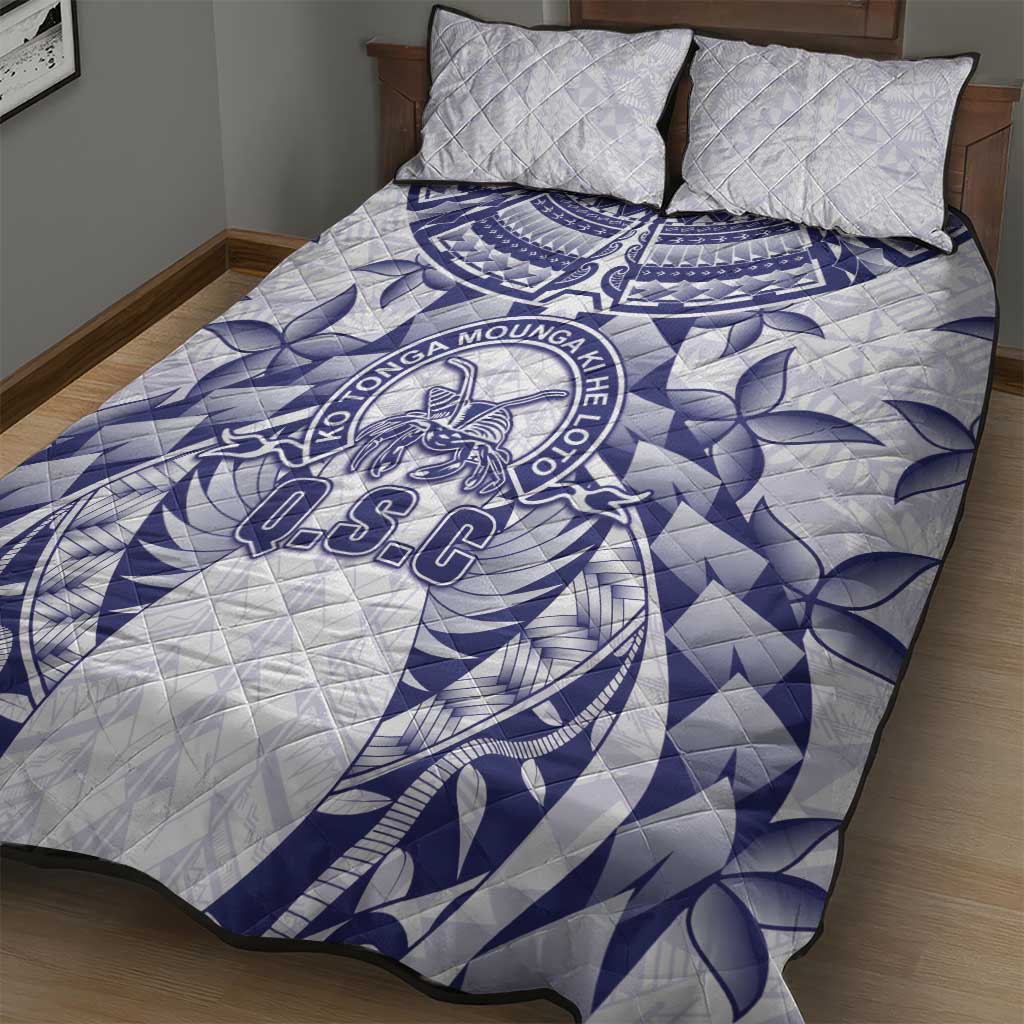 Tonga Queen Salote College Quilt Bed Set Centenary White Version