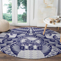 Tonga Queen Salote College Round Carpet Centenary White Version
