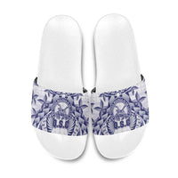 Tonga Queen Salote College Slide Sandals Centenary White Version