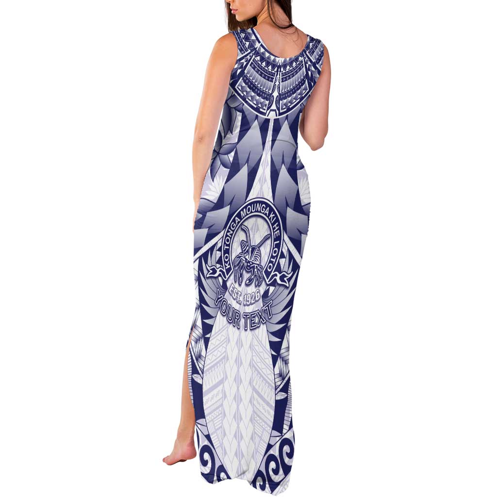 Personalised Tonga Queen Salote College Tank Maxi Dress Centenary White Version
