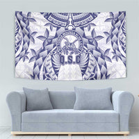 Tonga Queen Salote College Tapestry Centenary White Version