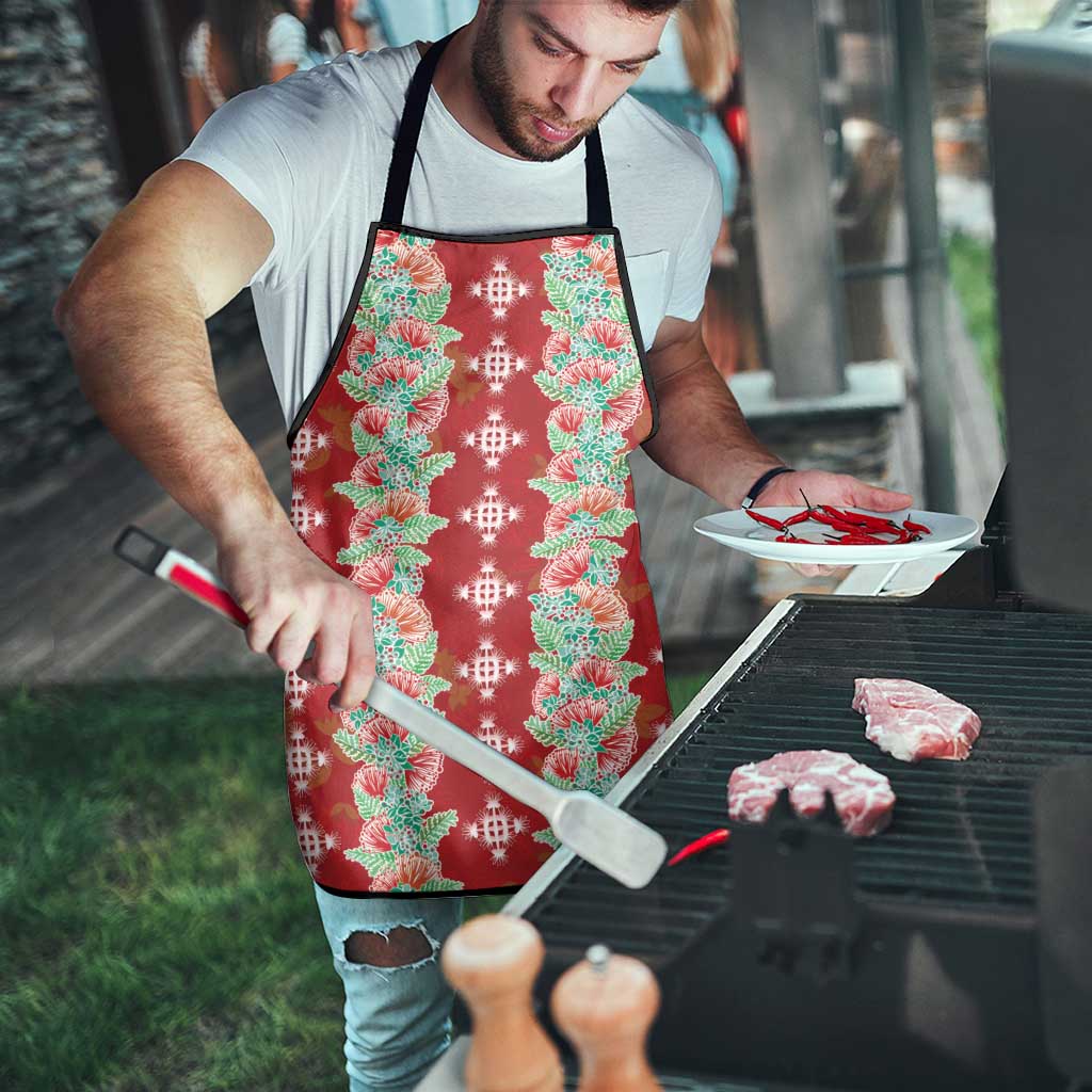 Hawaii Ohia Lehua Apron Tropical Vibes Crimson