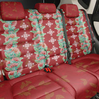Hawaii Ohia Lehua Back Car Seat Cover Tropical Vibes Crimson LT05 - Polynesian Pride