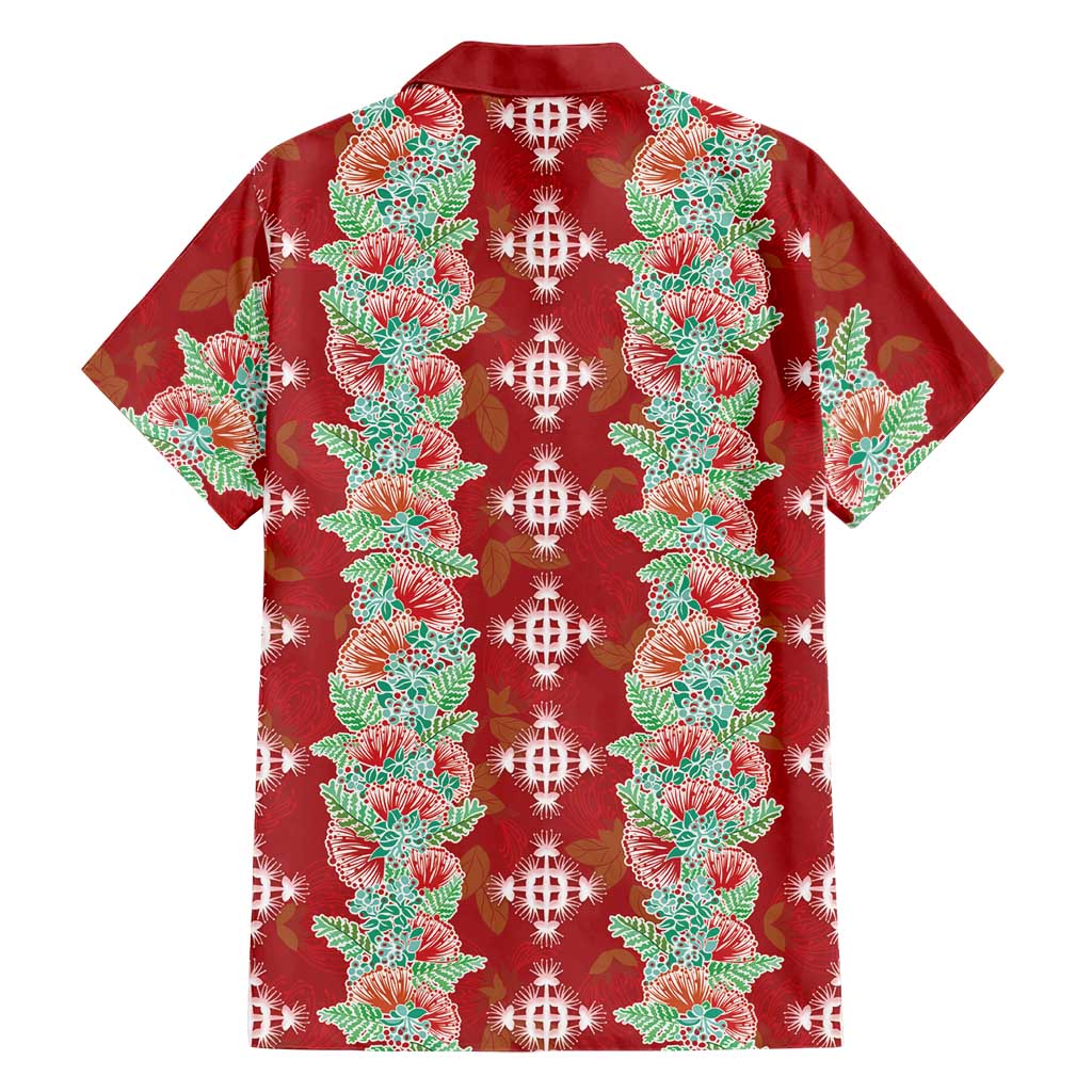 Hawaii Ohia Lehua Hawaiian Shirt Tropical Vibes Crimson LT05 - Polynesian Pride