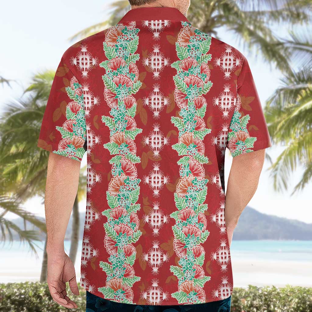 Hawaii Ohia Lehua Hawaiian Shirt Tropical Vibes Crimson LT05 - Polynesian Pride