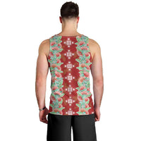 Hawaii Ohia Lehua Men Tank Top Tropical Vibes Crimson