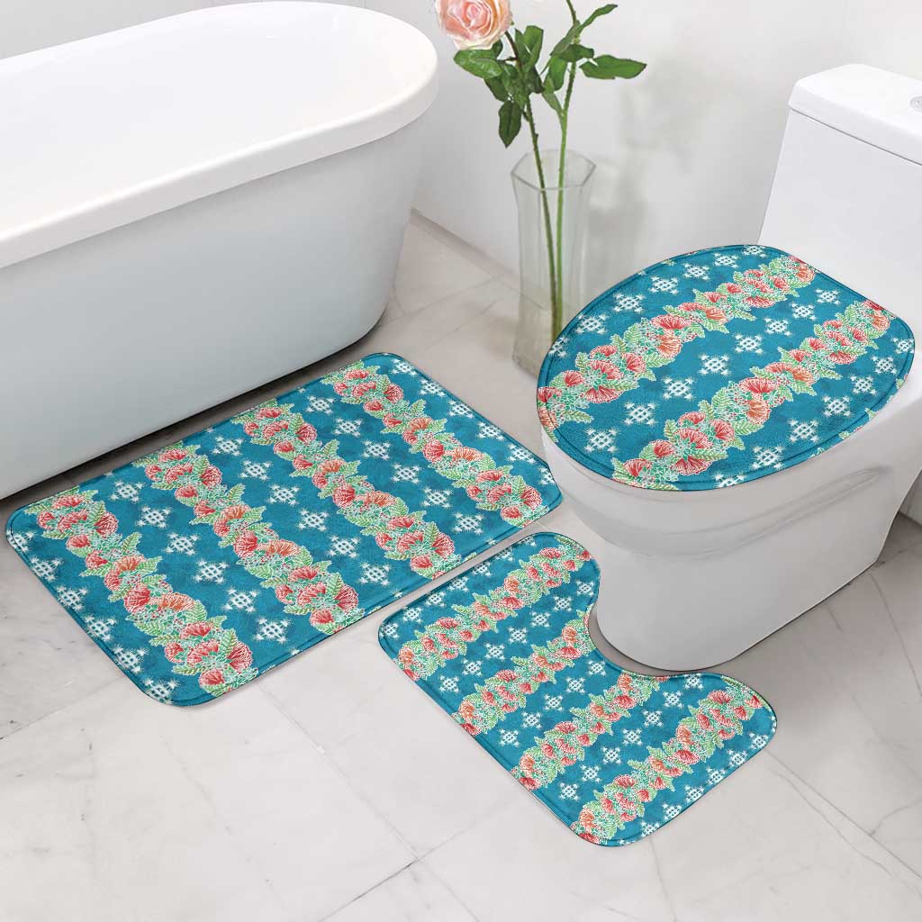 Hawaii Ohia Lehua Bathroom Set Tropical Vibes Teal