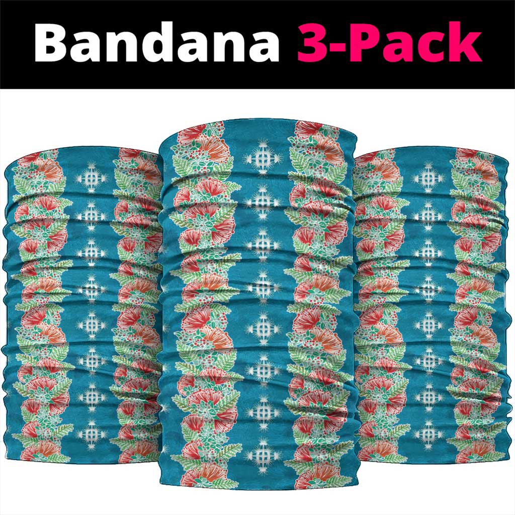 Hawaii Ohia Lehua Neck Gaiter Tropical Vibes Teal