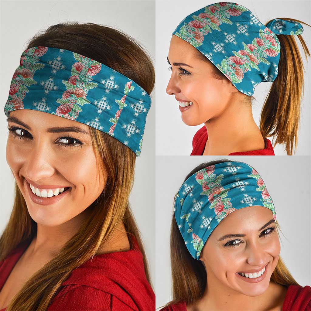 Hawaii Ohia Lehua Neck Gaiter Tropical Vibes Teal