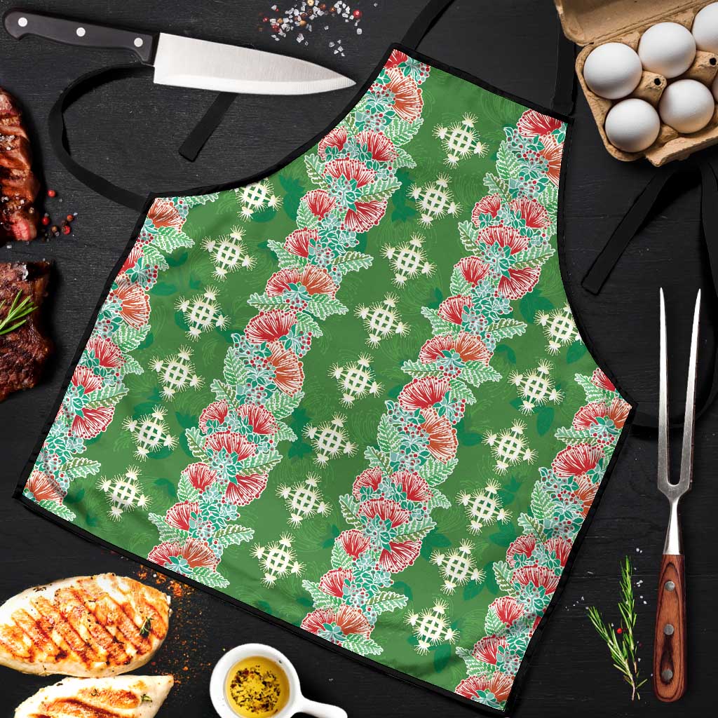 Hawaii Ohia Lehua Apron Tropical Vibes Green