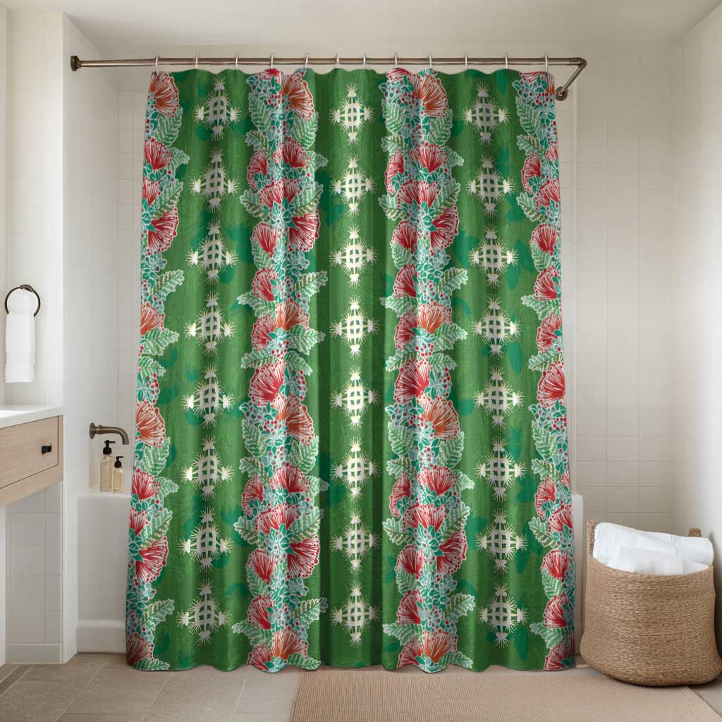 Hawaii Ohia Lehua Bathroom Set Tropical Vibes Green