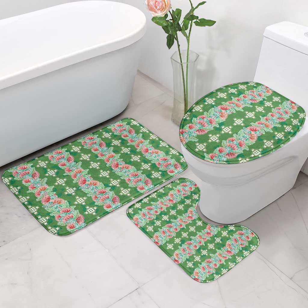 Hawaii Ohia Lehua Bathroom Set Tropical Vibes Green