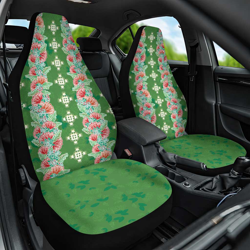 Hawaii Ohia Lehua Car Seat Cover Tropical Vibes Green LT05 One Size Green - Polynesian Pride
