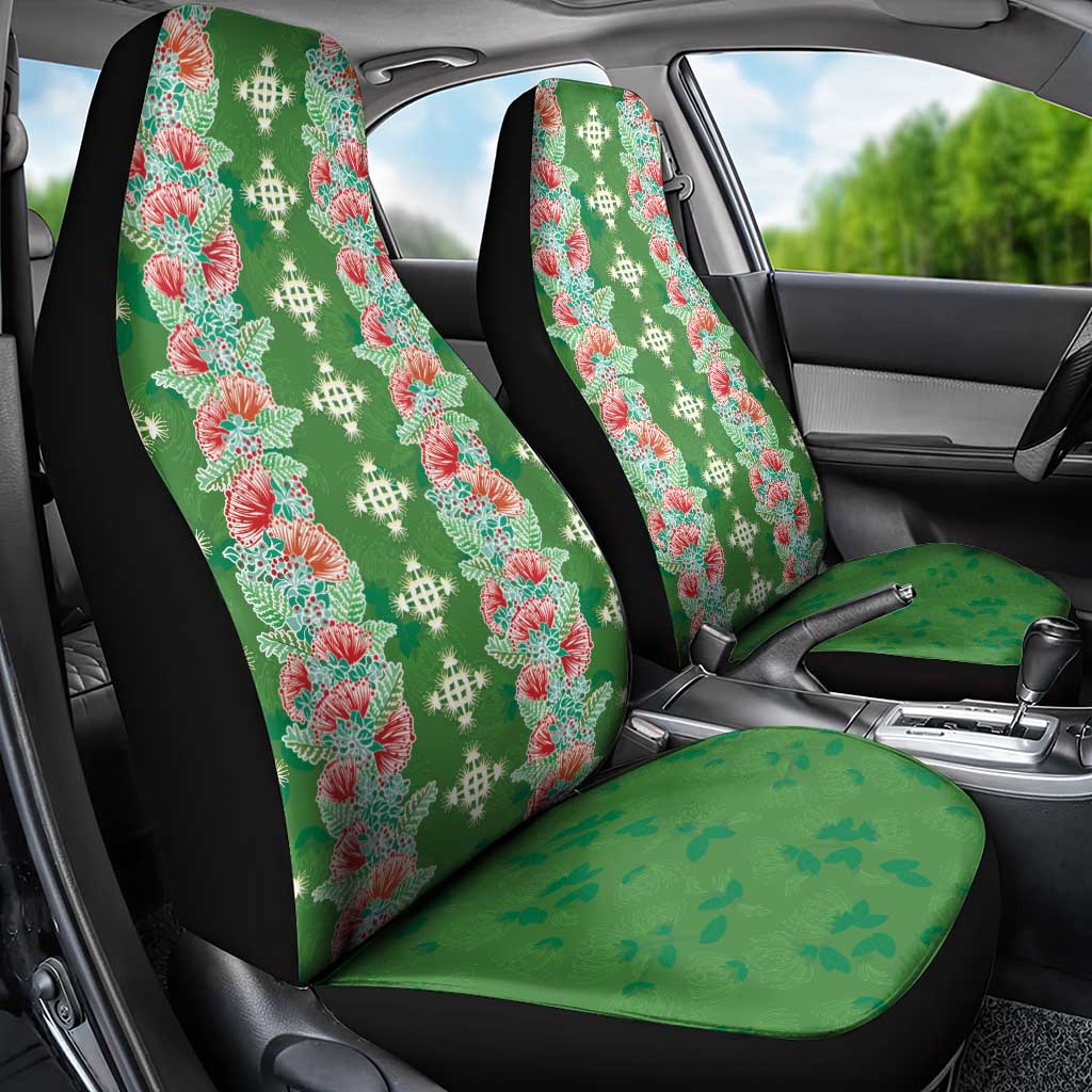 Hawaii Ohia Lehua Car Seat Cover Tropical Vibes Green LT05 - Polynesian Pride