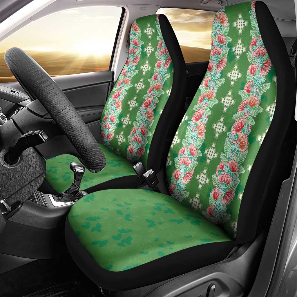 Hawaii Ohia Lehua Car Seat Cover Tropical Vibes Green LT05 - Polynesian Pride