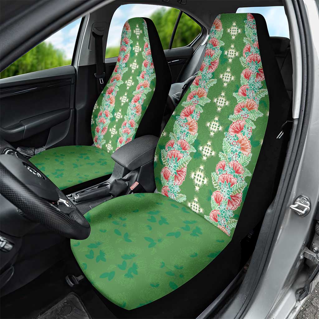 Hawaii Ohia Lehua Car Seat Cover Tropical Vibes Green LT05 - Polynesian Pride