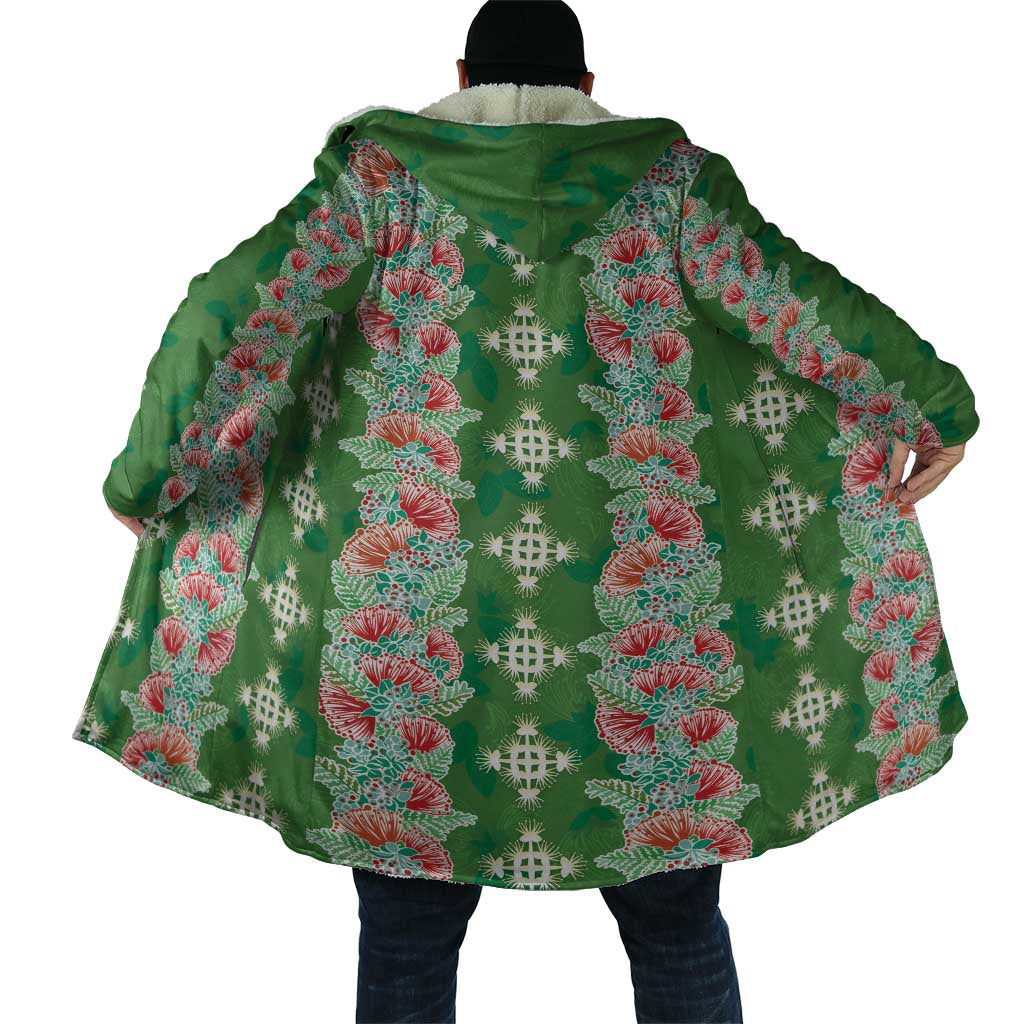 Hawaii Ohia Lehua Cloak Tropical Vibes Green