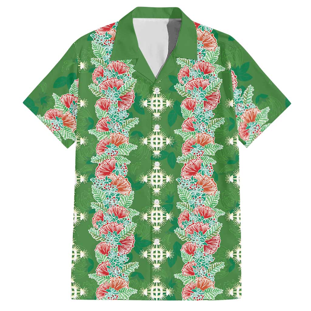 Hawaii Ohia Lehua Hawaiian Shirt Tropical Vibes Green LT05 Green - Polynesian Pride