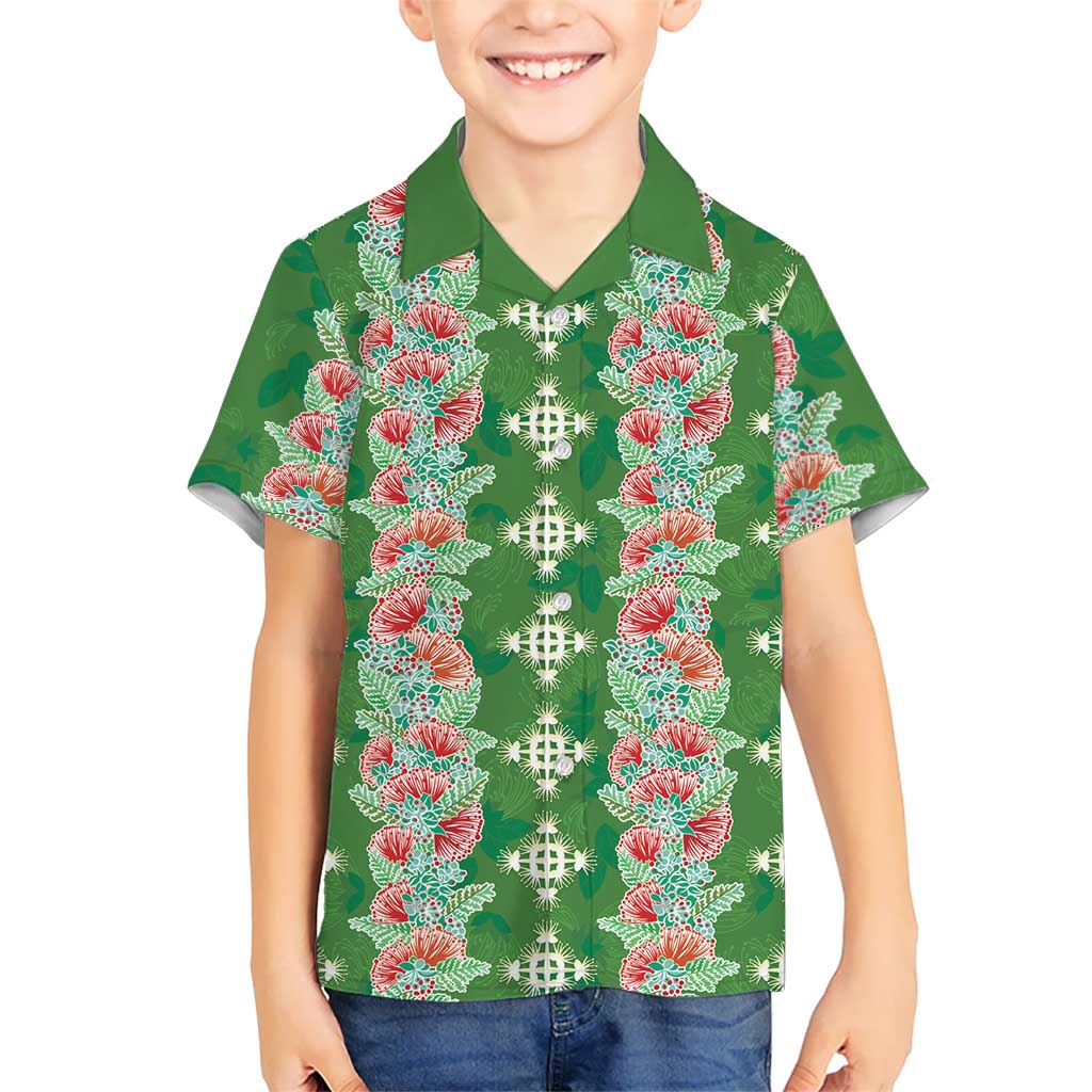 Hawaii Ohia Lehua Hawaiian Shirt Tropical Vibes Green LT05 - Polynesian Pride