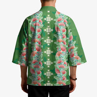 Hawaii Ohia Lehua Kimono Tropical Vibes Green
