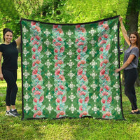 Hawaii Ohia Lehua Quilt Tropical Vibes Green