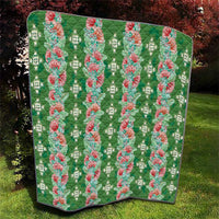 Hawaii Ohia Lehua Quilt Tropical Vibes Green
