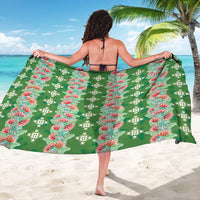Hawaii Ohia Lehua Sarong Tropical Vibes Green