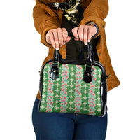 Hawaii Ohia Lehua Shoulder Handbag Tropical Vibes Green
