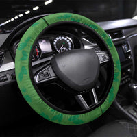 Hawaii Ohia Lehua Steering Wheel Cover Tropical Vibes Green