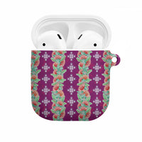 Hawaii Ohia Lehua AirPods Case Tropical Vibes Fuchsia