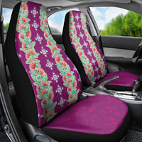Hawaii Ohia Lehua Car Seat Cover Tropical Vibes Fuchsia