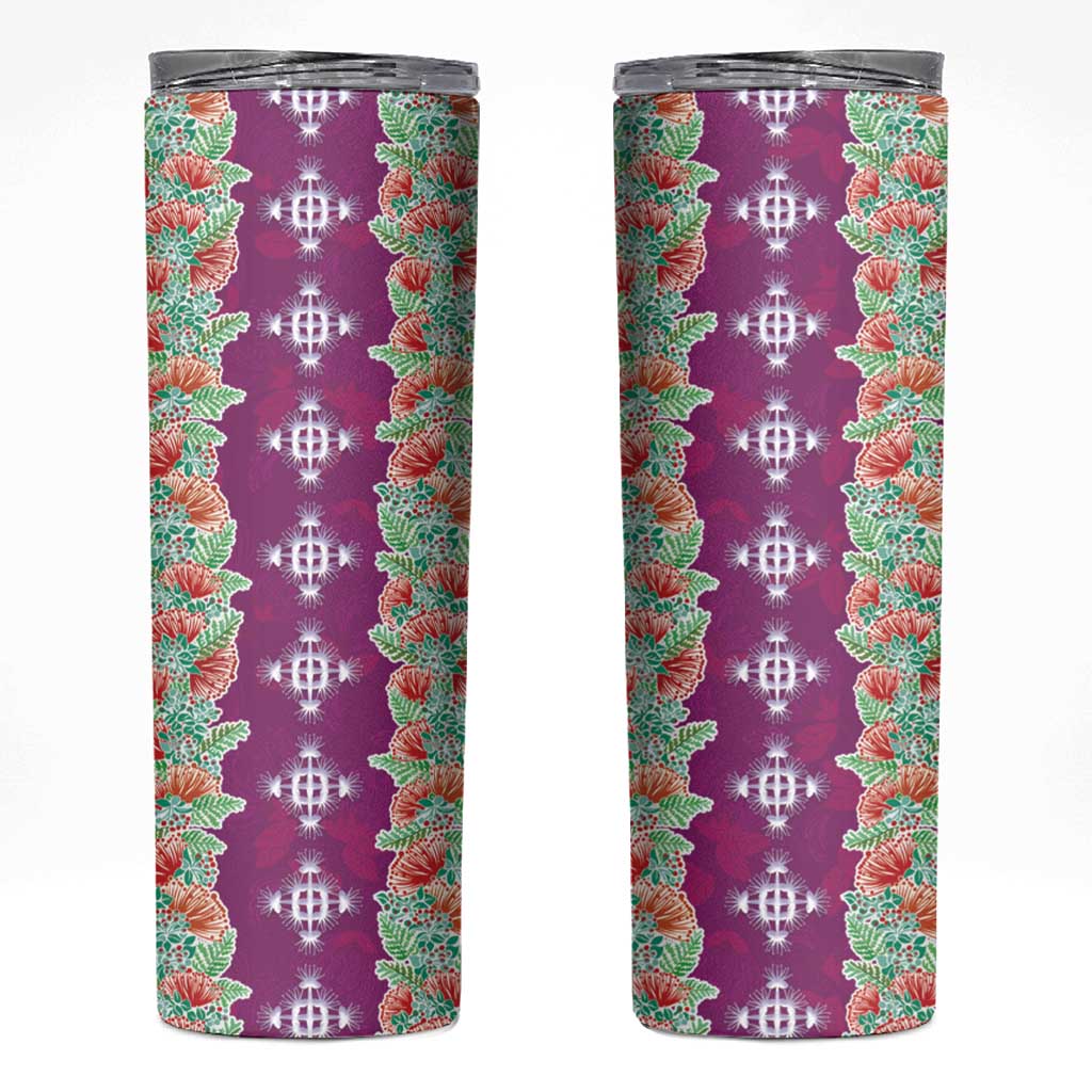 Hawaii Ohia Lehua Skinny Tumbler Tropical Vibes Fuchsia
