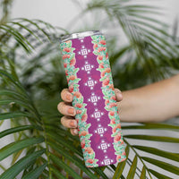 Hawaii Ohia Lehua Skinny Tumbler Tropical Vibes Fuchsia