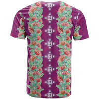 Hawaii Ohia Lehua T Shirt Tropical Vibes Fuchsia