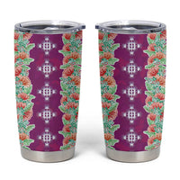 Hawaii Ohia Lehua Tumbler Cup Tropical Vibes Fuchsia LT05 Fuchsia - Polynesian Pride