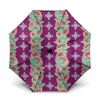 Hawaii Ohia Lehua Umbrella Tropical Vibes Fuchsia