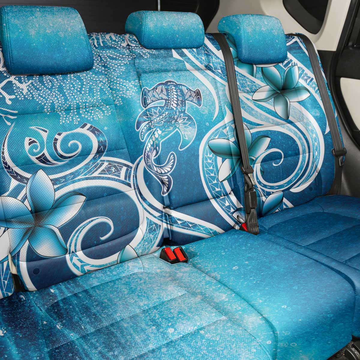 Polynesia World Ocean Day Back Car Seat Cover Ocean Style